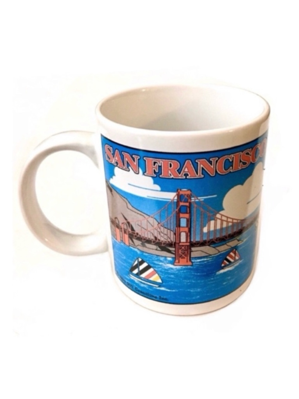 Vintage San Francisco Ceramic Coffee Mug 12 ounces